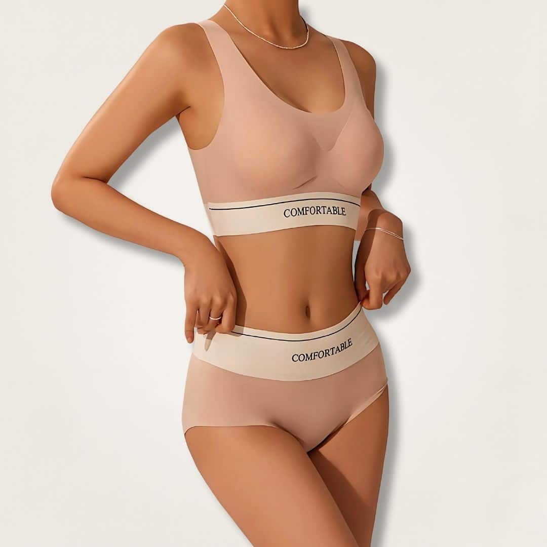 Set Comfortable — Brassier y Panty sin costura (uso diario)